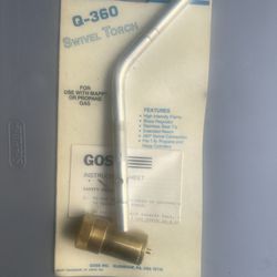 Goss Q360 Swivel Torch . New In Package 