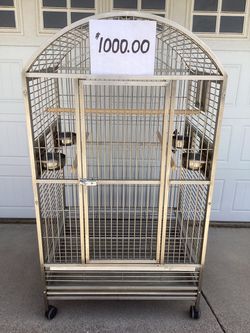 X Large Stainless Steel Parrot / Macaw Cage