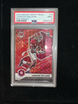 Jameson Williams Rookie Red Mosaic /99