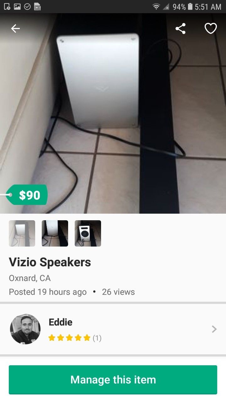Vizio Speaker bluetooth