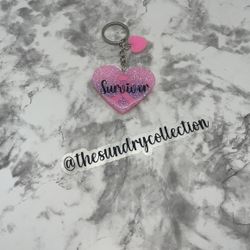 Breast Cancer Survivor Keychain