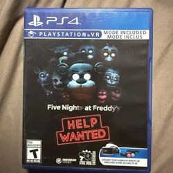 PS4 - Help Wanted Night At Freddys