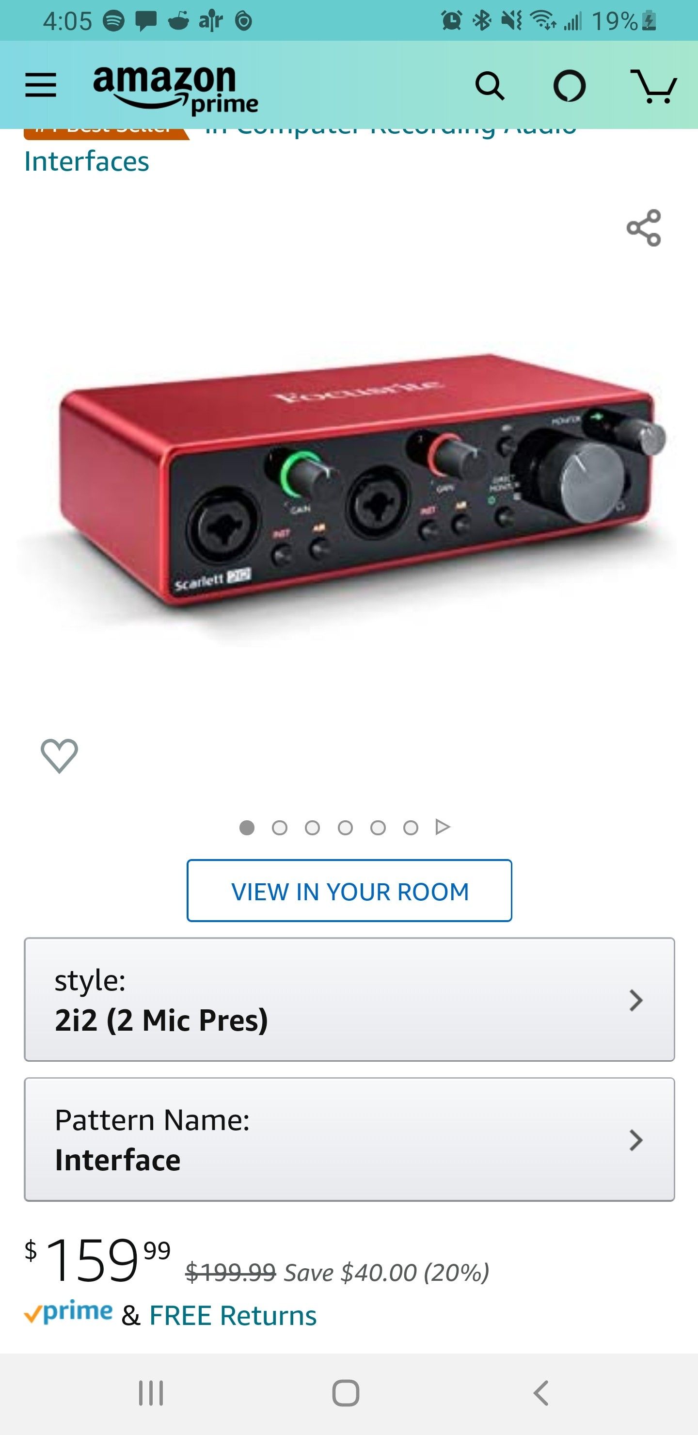 Brand new Scarlet Solo 2i2 Electronics & Media