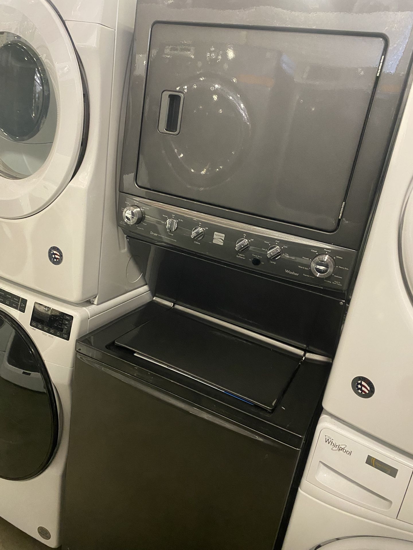 KENMORE LAUNDRY CENTER WASHER DRYER COMBO GAS WORKS LIKE NEW