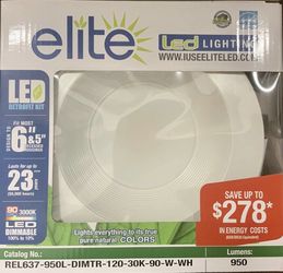 Like New (Barely Used) Elite LED Retrofit Lights (Box Of 40+/-)