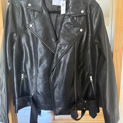Brand New Old Navy Leather Jacket 
