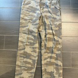 J Crew Men’s Relax Fit Men’s Chino in Camouflage print.   The are size 34W 32L. New No Tags                                                           