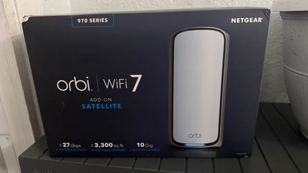 Orbi Wi-Fi 7 add on satellite only
