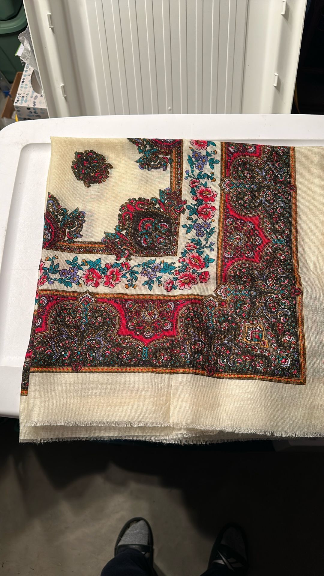 Vintage Glentex Fringed Scarf