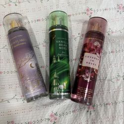 Bath and Body Works Fragrance Mists and Lotions