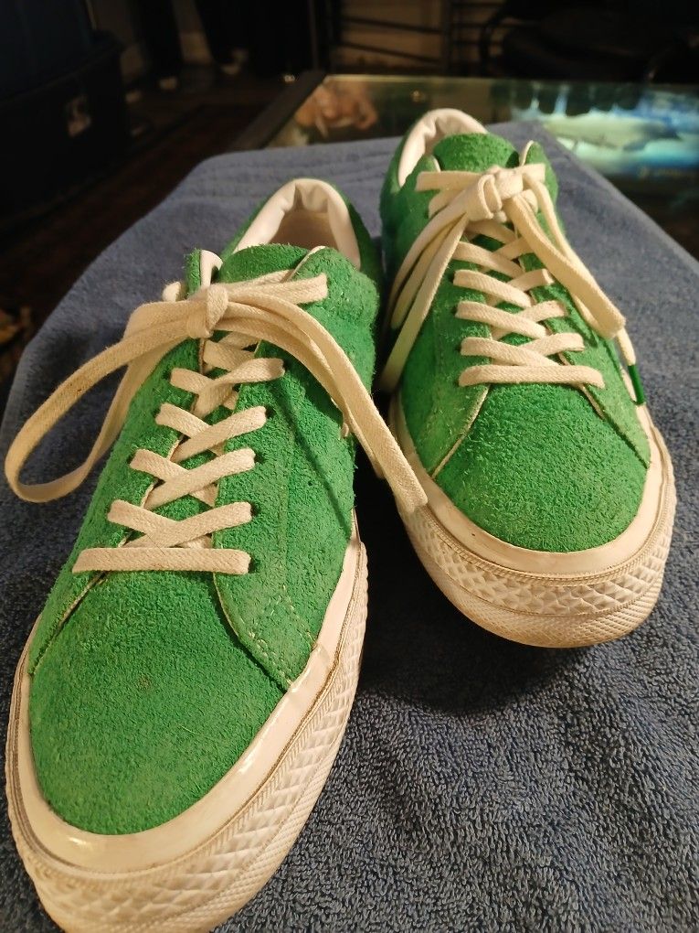 Converse All Star Lowcut Mens Size 8 Green