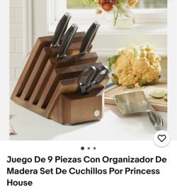 Set de cuchillos de 9 piezas Princess House