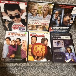 NEW DVDs. $3 Each. Hundreds of items to look at. East Dundee.