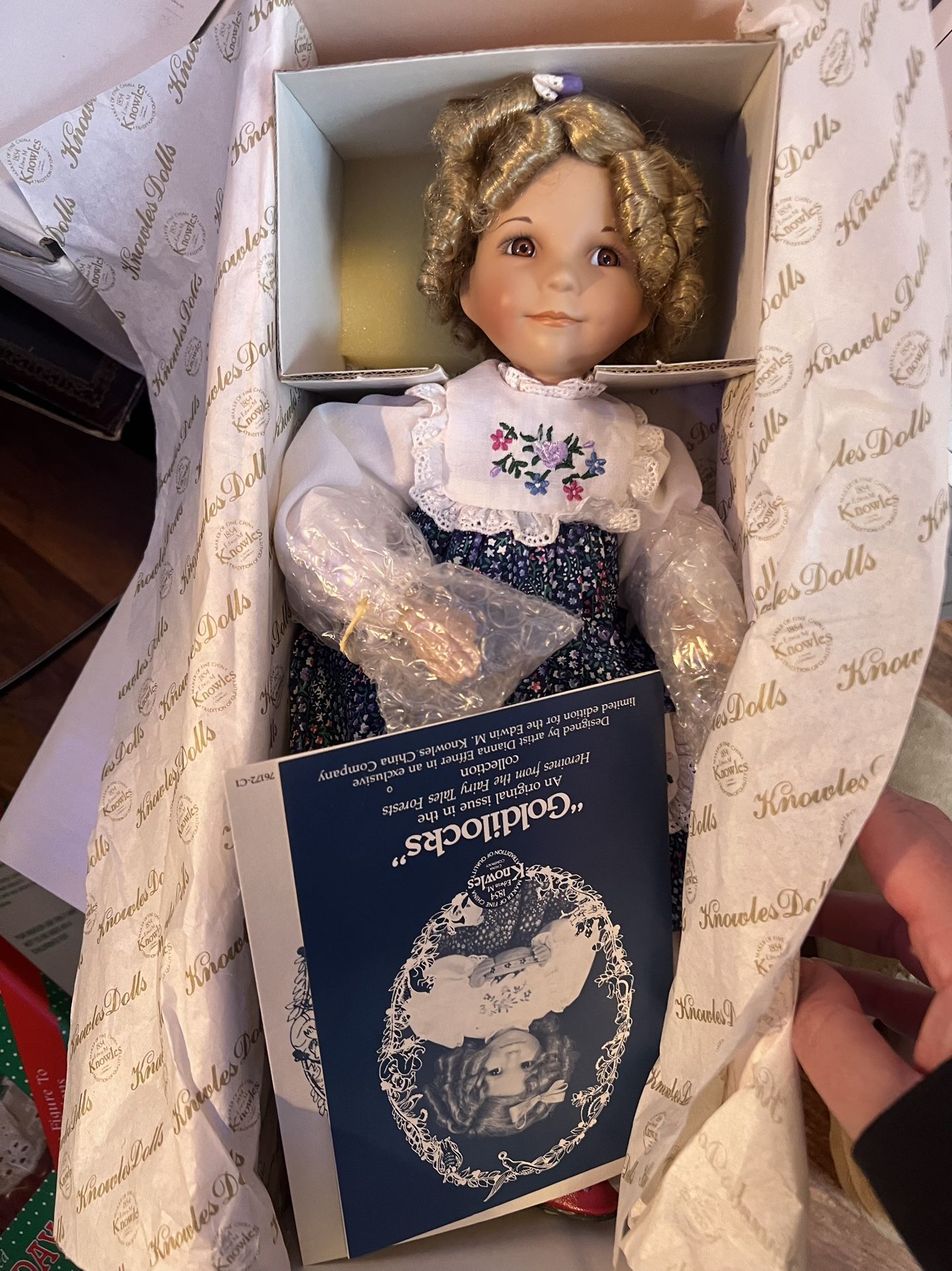 Vintage porcelain doll