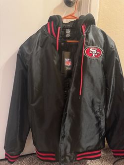 NFL San Francisco 49ers Satin Bomber Jacket