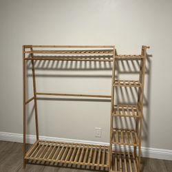 Wood Clothing Rack