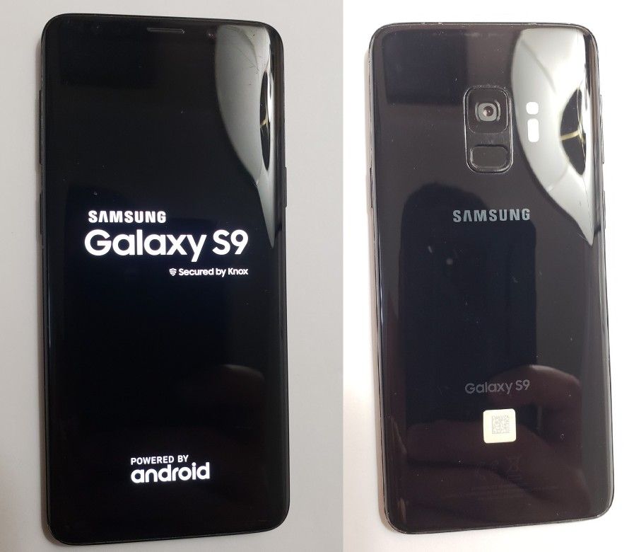 BLACK Samsung Galaxy S9 64GB UNLOCKED Verizon Net10 Sprint Virgin