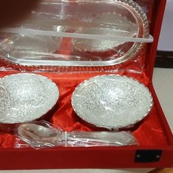 German Silver Plated Bowl Set