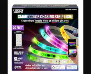 Feit electric, 20ft, color change, light strip.