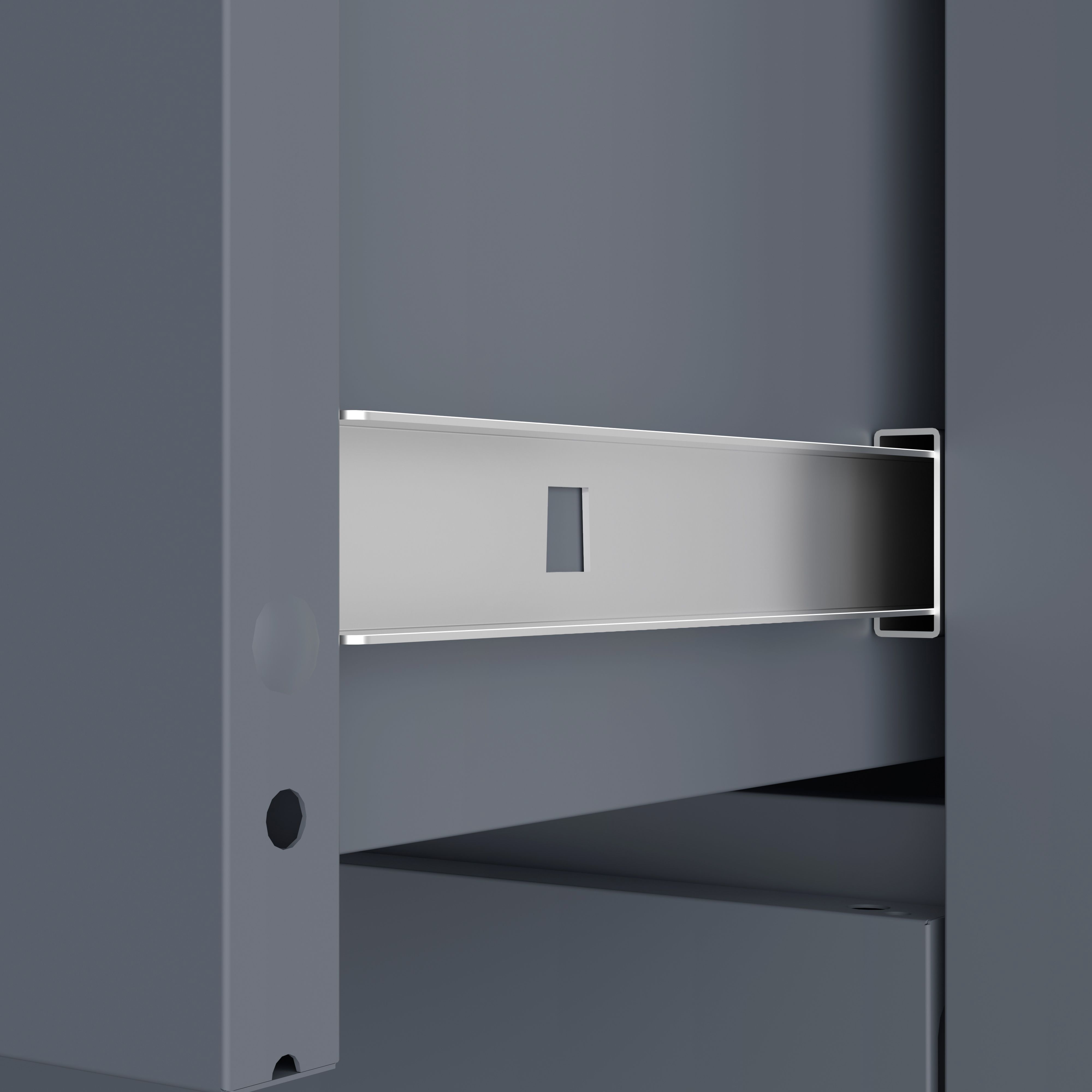 Metal garage storage cabinet with lockable door and adjustable shelves, rolling tool storage cabinet with 4 wheels - 31.49-inch steel lock cabinet, su