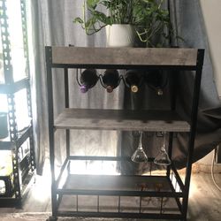 Bar Cart w/ Detachable Tray 