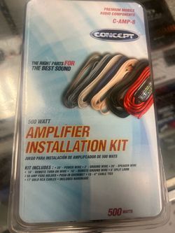 Concept C-AMP-8 500W Amplifier Installation Kit