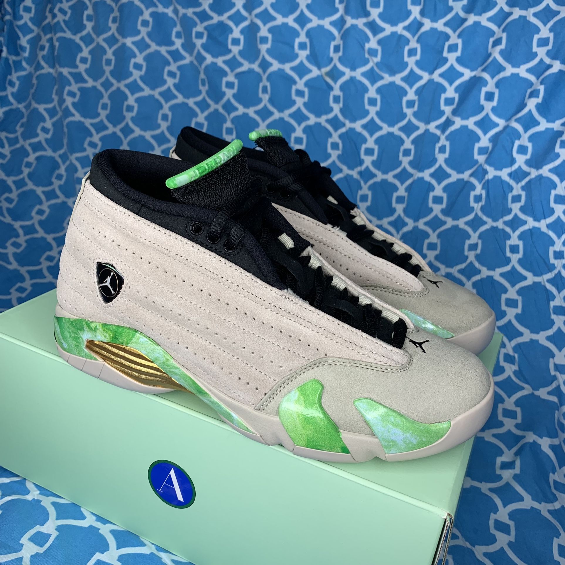 Nike Air Jordan 14 Women's size Aleali May Fortune retro Low SP rare