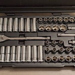 Gearwrench 49 Piece 1/2" Drive 6 Point 120XP Standard & Deep SAE/Metric - 80700P