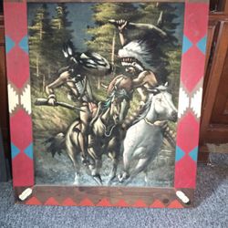 Two Braves On Horseback