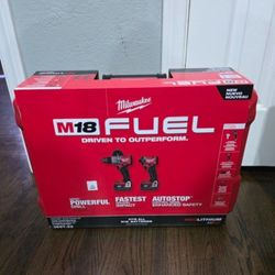 Milwaukee M18 FUEL Combo Kit (TOOLS ONLY) IMPACT & HAMMER DRILL