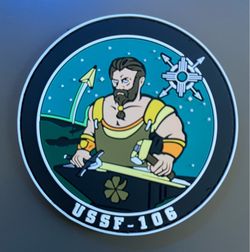 Space Mission Patch for USSF-106