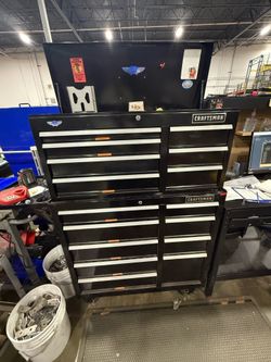 Old craftsman’s  tool box