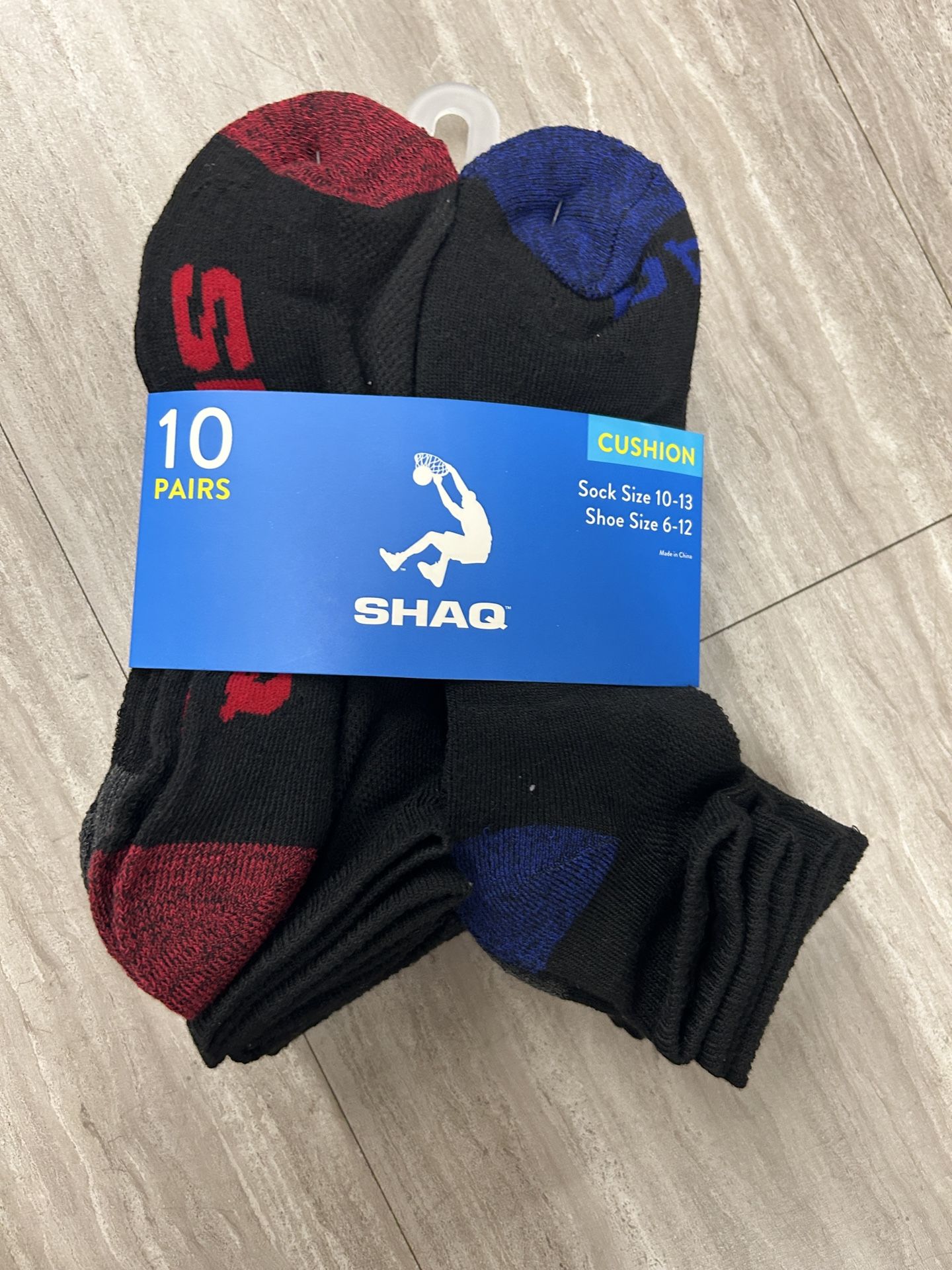 NWT Shaw men’s cushioned socks 10 pairs 