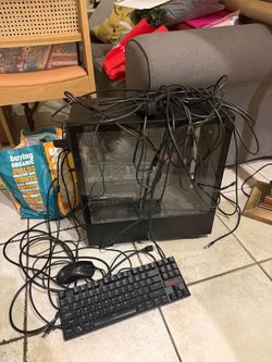 Gaming PC and Monitor and Keyboard and Mouse Full Set