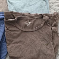 6 Mens Large Hollister Shirts