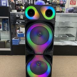 Fully Amplified Speaker With Disco Lights