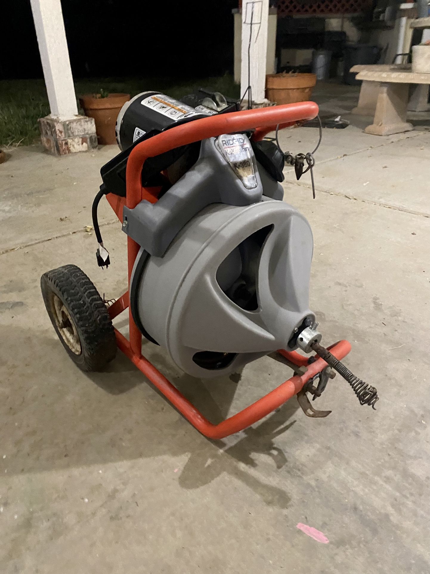 RIDGID Kollmann K380 Electric Drain Cleaner for Sale in Riverside, CA