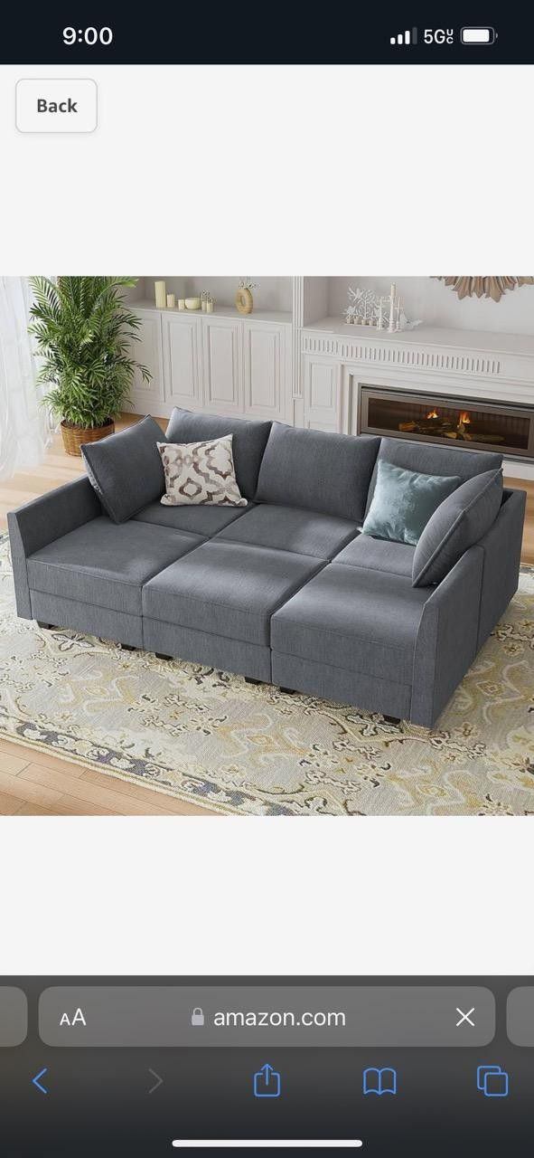 BRAND NEW IN BOX Honbay Modular Couch 6 PIECE 