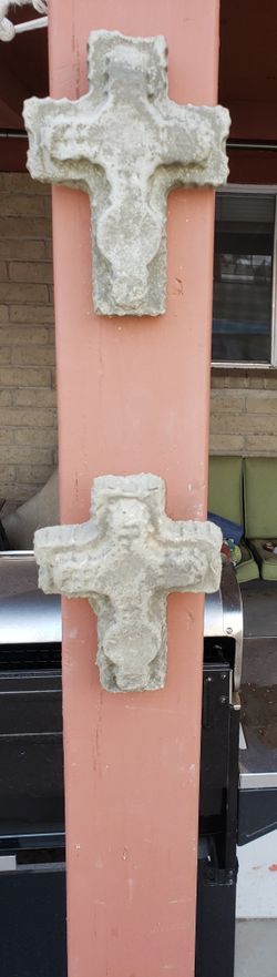 5in Cement Concrete Crosses