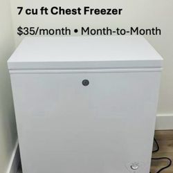 Chest Freezer – 7 cu ft – Delivery Available