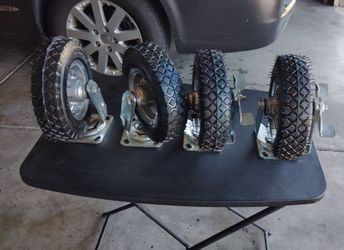 Cart wheels new heavy duty