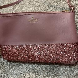 Kate Spade Pink Glitter Crossbody