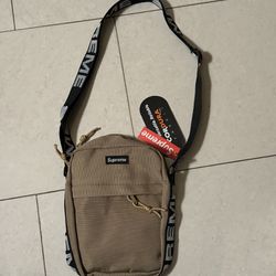 Supreme Shoulder Bag Tan SS18