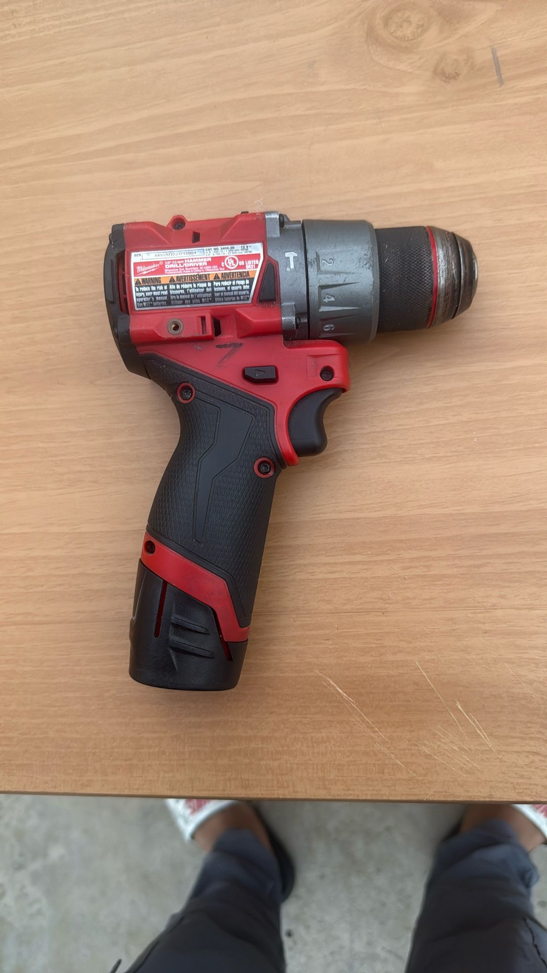 Milwaukee M12 Fuel Hammer Drill.