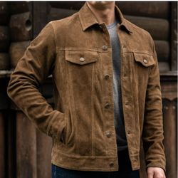 Thursday Suede Men's Trucker Jacket L