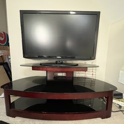 Tempered Glass TV & Entertainment Stand