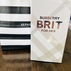 Brand New BURBERRY BRIT FOR HER 3.3fl 100 ml $$$60