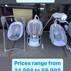 New and Used Baby Swings And Bouncers 