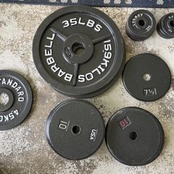 Standard Weight Plates - 327.5 lbs - Individual or Set - $375 (Tamarac)