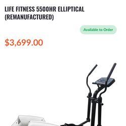 Life Fitness elliptical Machine 